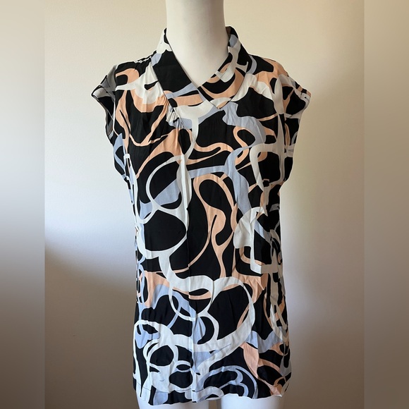 Denim Hunter Sleeveless Top Blouse Size 40 - Picture 1 of 13